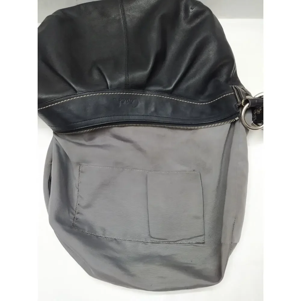 Coach black leather